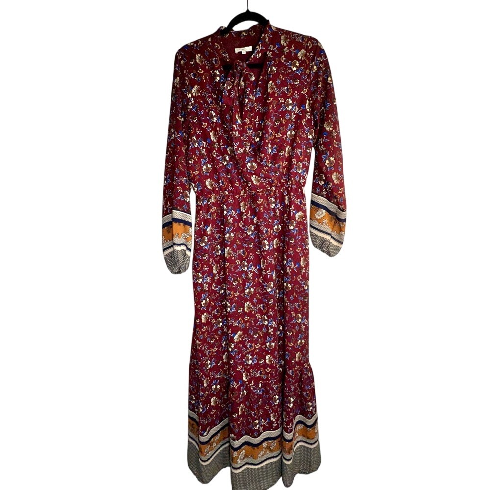 EUC HAYDEN‎ LOS ANGELES Faux-wrap Maxi Dress